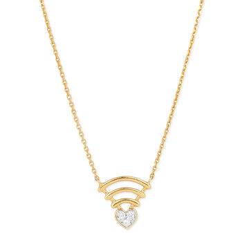 Mia 18KT Diamond Pendant with Chain for Women