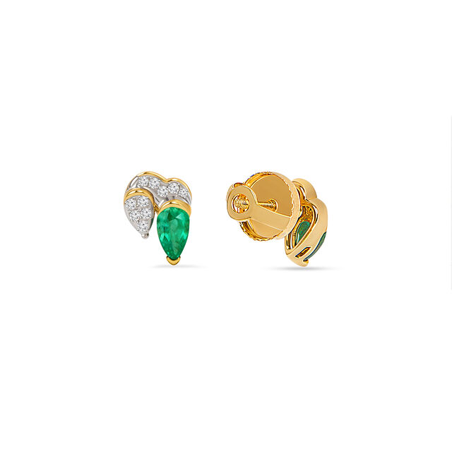 Tanishq 18KT Diamond Earrings for Women 3