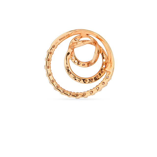 Link Circular Diamond Pendant And Earrings Set,,hi-res 3