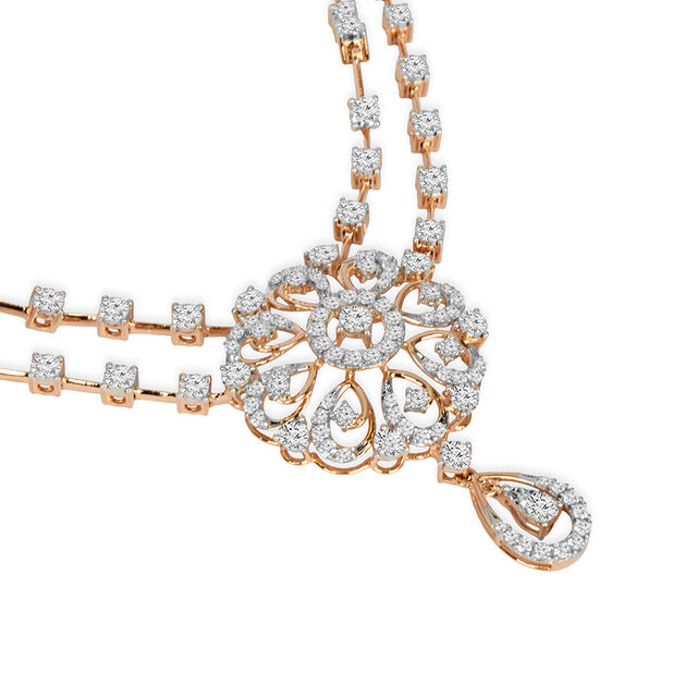 Dazzling Elegance Diamond Necklace Set 2
