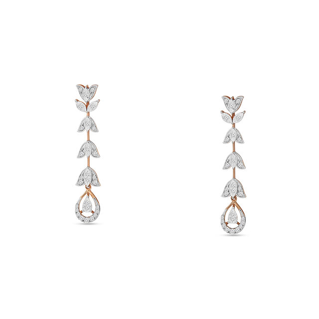 Radiant Diamond Leaf Necklace Set 5