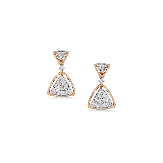 Tanishq 18KT Diamond Necklace Set for Women 4