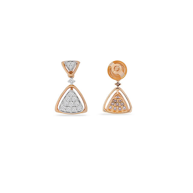 Tanishq 18KT Diamond Necklace Set for Women 5