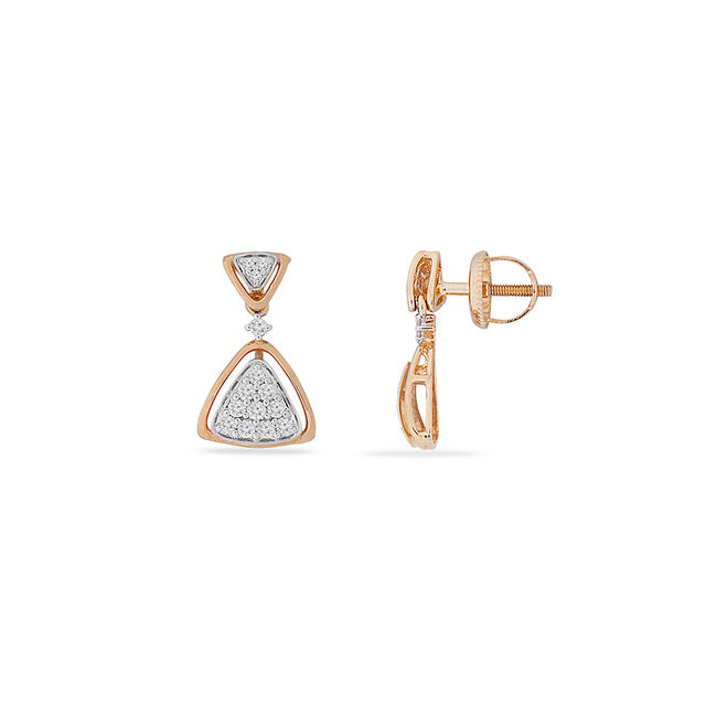 Tanishq 18KT Diamond Necklace Set for Women 6