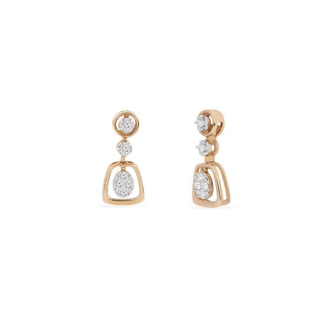 Tanishq 18KT Diamond Necklace Set for Women 6