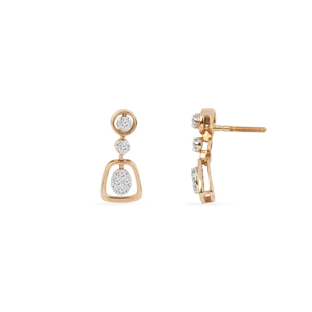 Tanishq 18KT Diamond Necklace Set for Women 7