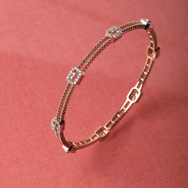 Tanishq 18 Karat Diamond Bangle for Women 