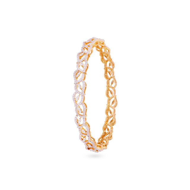Tanishq 18 KT Diamond Bangle for Women 2