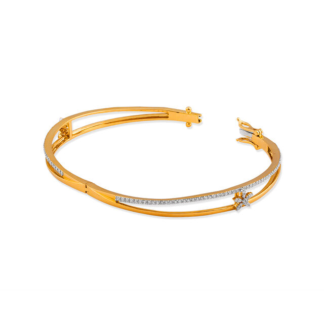 Tanishq 18KT Diamond Bangle for Women