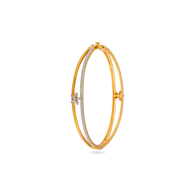 Tanishq 18KT Diamond Bangle for Women