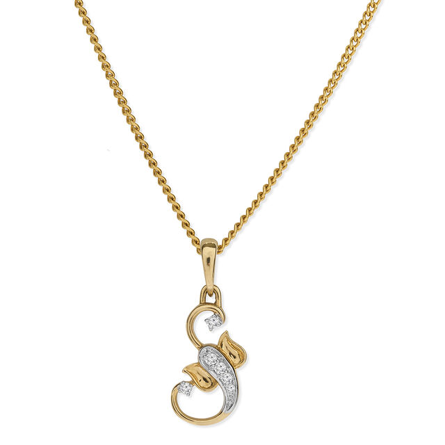 Tanishq 18KT Diamond Pendant for Women 