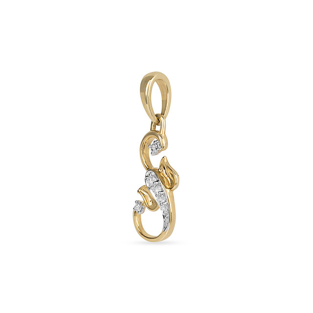 Tanishq 18KT Diamond Pendant for Women 3