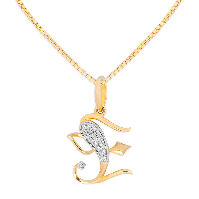 Tanishq 18KT Diamond Pendant for Women 