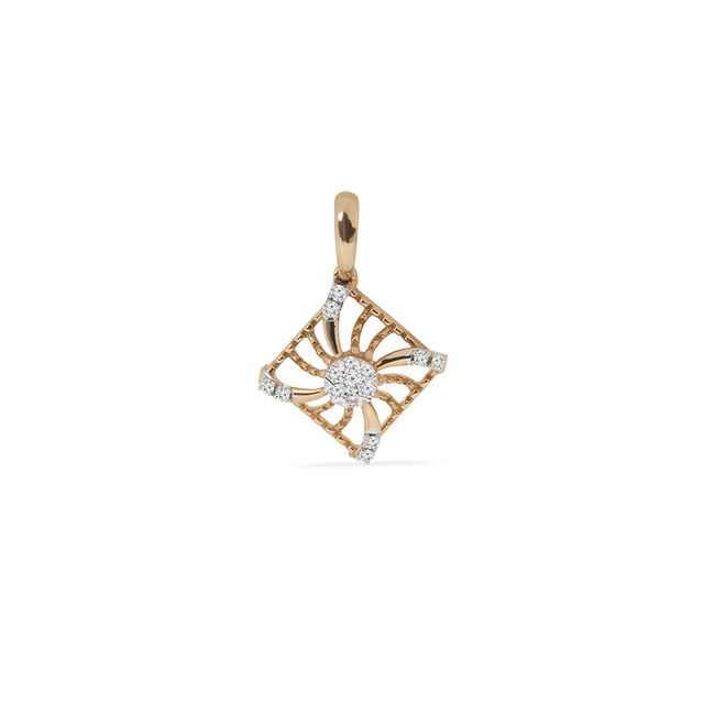 Tanishq 18KT Diamond Pendant for Women 2