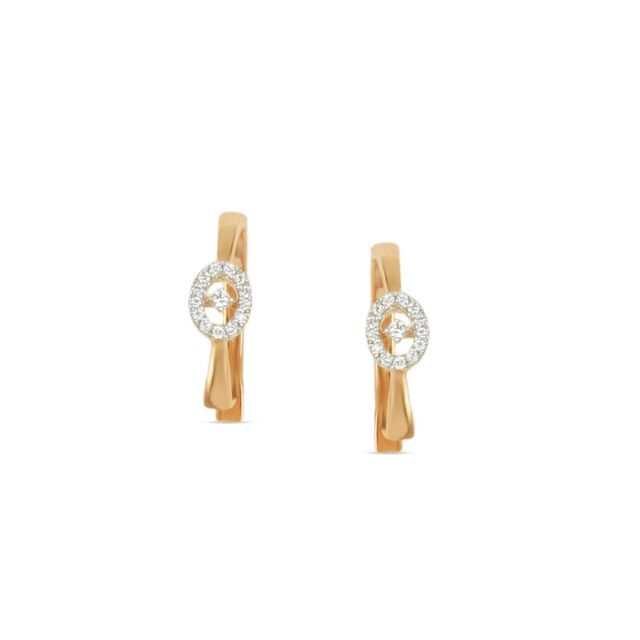 Tanishq 18 Karat Diamond Earrings for Women 
