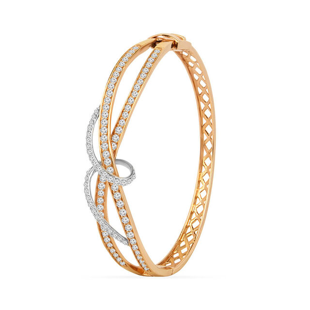 Tanishq 18KT Diamond Bangle for Women 3