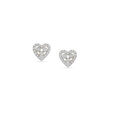 Timeless Diamond Heart Earrings 