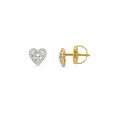 Timeless Diamond Heart Earrings 2