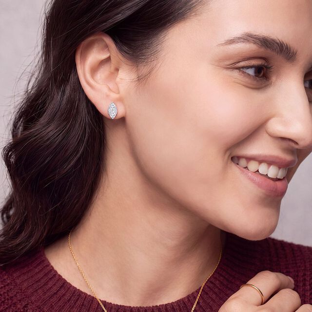 Radiant Marquise Diamond Earrings 3