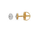 Radiant Halo Diamond Earrings 2