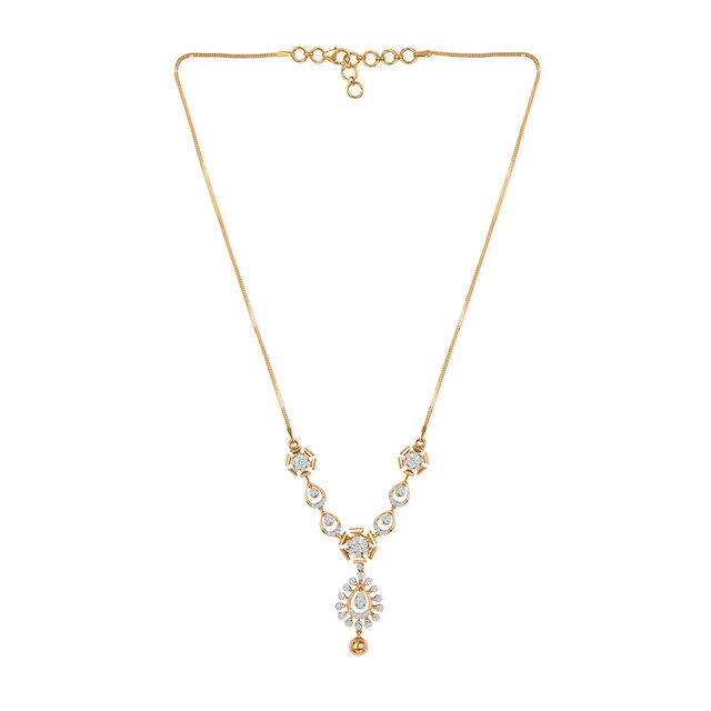 Tanishq 18KT Diamond Necklace for Women 