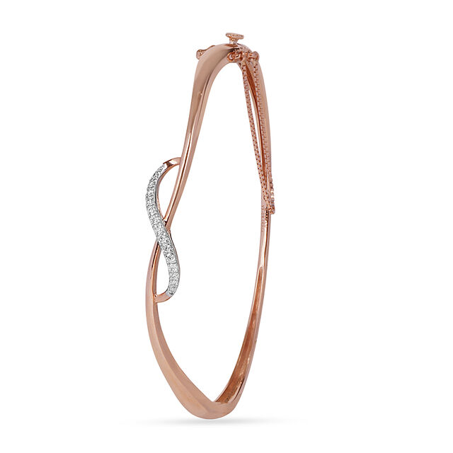 Tanishq 18KT Diamond Bangle for Women 3