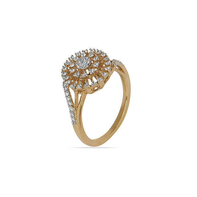 Tanishq 18KT Diamond Finger Ring for Women 2