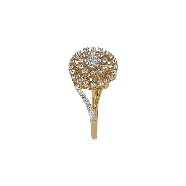 Tanishq 18KT Diamond Finger Ring for Women 3