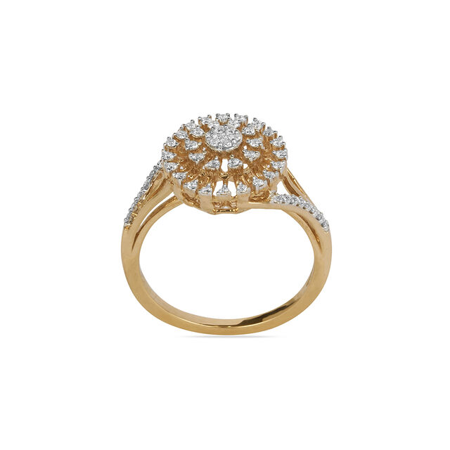 Tanishq 18KT Diamond Finger Ring for Women 4