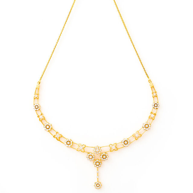 Tanishq Gold Necklace,,hi-res 2