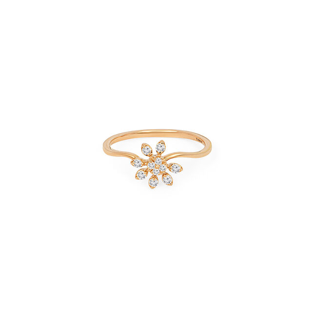 Tanishq 18KT Diamond Finger Ring for Women 