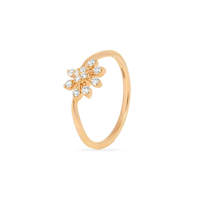Tanishq 18KT Diamond Finger Ring for Women 2