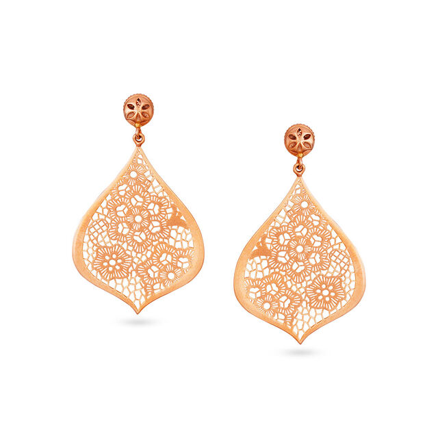 Tanishq 18KT  Gold Earrings  for Women 