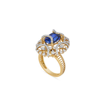 Bright Dazzling Diamond Finger Ring