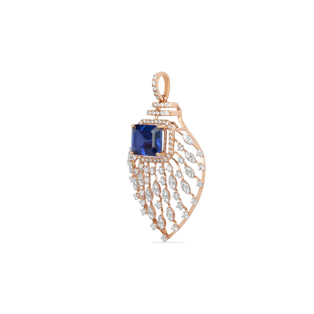 Luxurious Diamond Pendant and Earrings Set 3