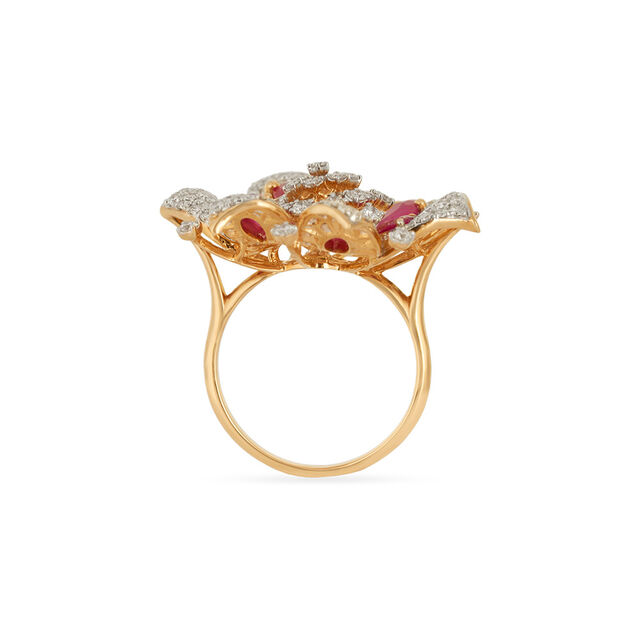 Tanishq 18KT Diamond Finger Ring for Women 5