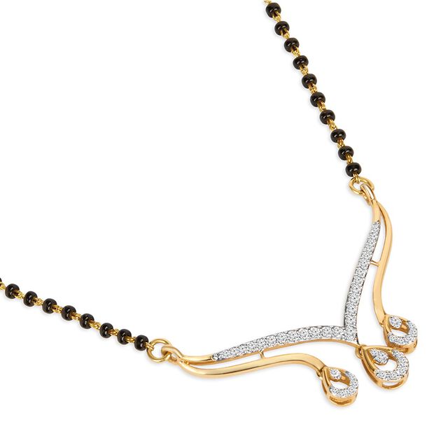 Tanishq 18KT Diamond Mangalsutra for Women 3