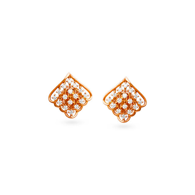 Tanishq 18KT Diamond Earrings for Women 