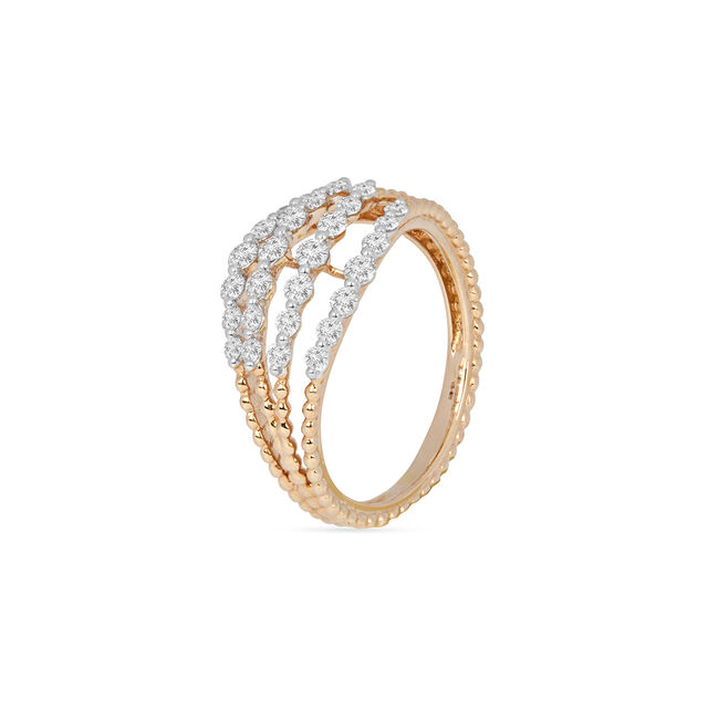 Tanishq 18KT Diamond Finger Ring for Women 2