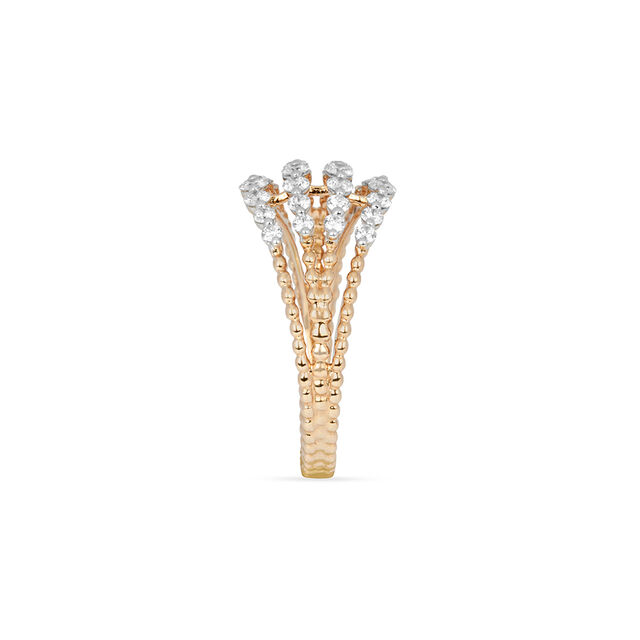 Tanishq 18KT Diamond Finger Ring for Women 3