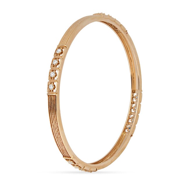 Tanishq 18KT Diamond Bangle for Women 2