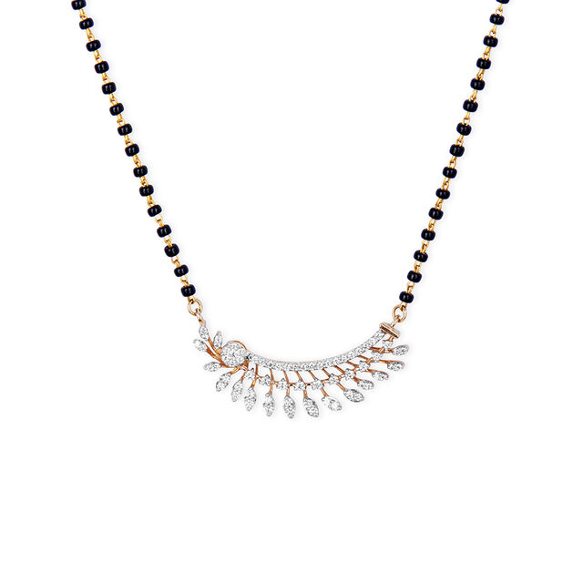 Tanishq 18KT Diamond Mangalsutra for Women 2