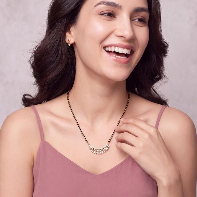 Tanishq 18KT Diamond Mangalsutra for Women 2