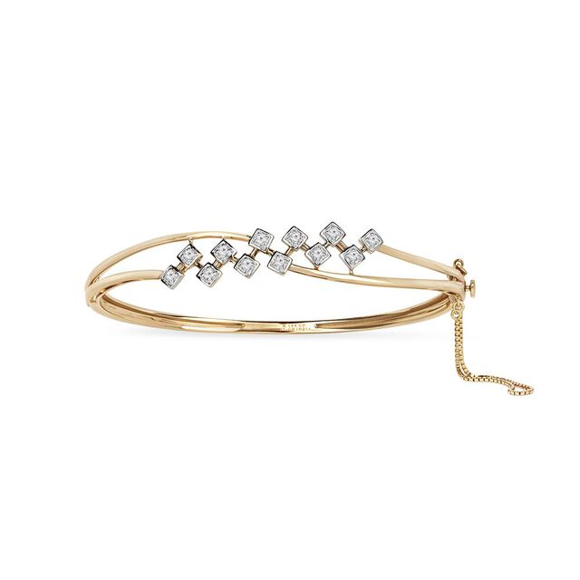 Tanishq 18KT Diamond Bangle for Women 2
