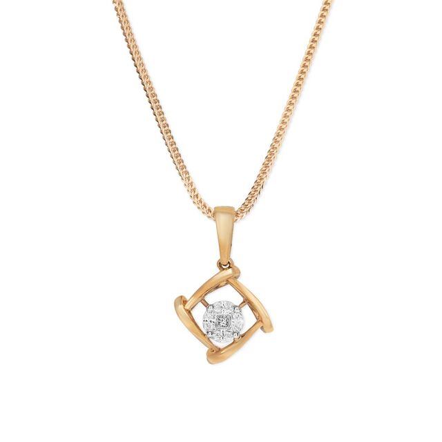 Tanishq 18KT Diamond Pendant for Women 
