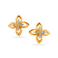 Tanishq 18 Karat Diamond Earrings 