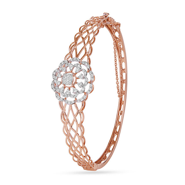 Tanishq 18KT Diamond Bangle for Women 3