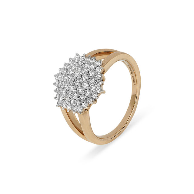 Tanishq 18KT Diamond Finger Ring for Women 3