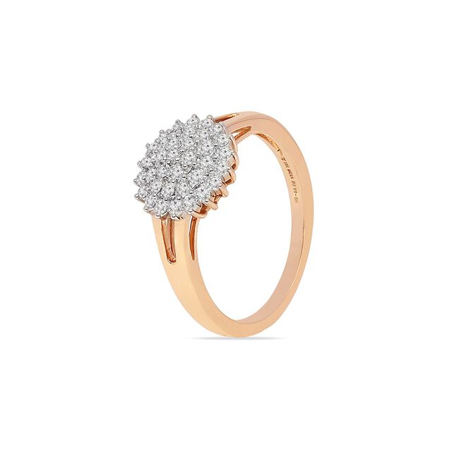 Tanishq 18KT Diamond Finger Ring for Women 3