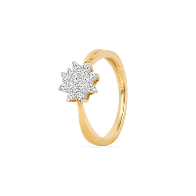 Tanishq 18KT Diamond Finger Ring for Women 2